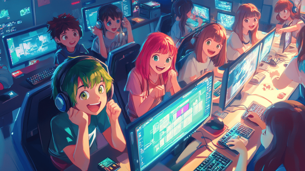 ゲーム専門学校の学生６